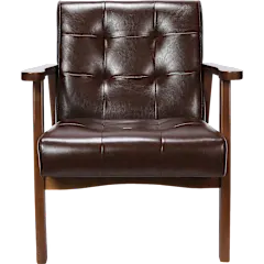 The Wood-Framed Mid-Century Armchair