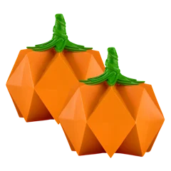 2-Pack: National Tree Company  Polyresin Origami Pumpkin