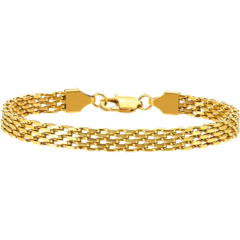Dloria Elena Adjustable Stackable Link Bracelet