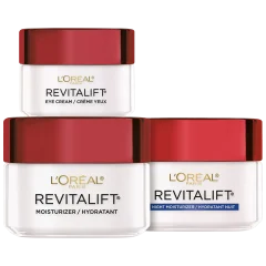 Set de Cuidado de la Piel Antiarrugas y Reafirmante de 3 Piezas L'Oreal Paris...