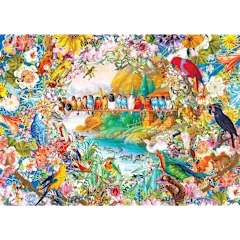 The 3,000-Piece Puzzles That Finish 3½ Feet Wide