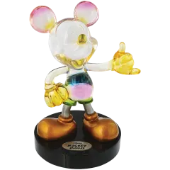 The Clear Resin Rainbow Mickey Statue