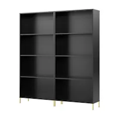 2-Pack: Soho 4 Shelf Bookcase