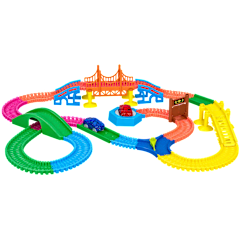 The Glow-in-the-Dark Race Track Set