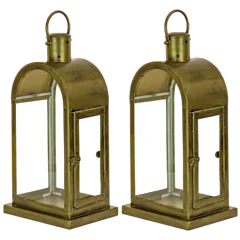 2-Pack: National Tree Company 16" Small Arched Candle Lanterns