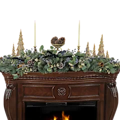 National Tree Company 60" Swiss Chic Swag