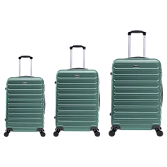 TUCCI Italy Carravia 3-Piece Hardside Luggage Set