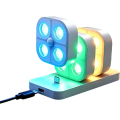 3-Pack: Hakol Rechargeable LED Puck Lights with Motion Sensor, Remote & Timer