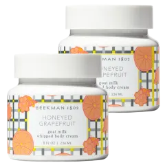 Paquete de 2: Crema Corporal Batida de Toronja con Miel Beekman 1802