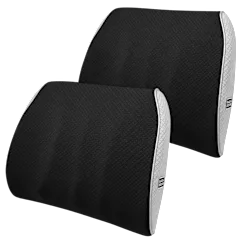 2-Pack: Black+Decker Memory Foam Lumbar Support Cushions