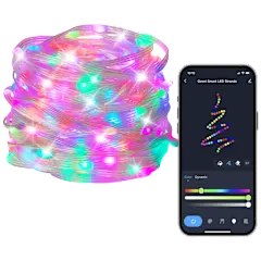 Geeni Smartlites Pro Advanced Color Flow LED 65.6ft Strand with 200 LEDs