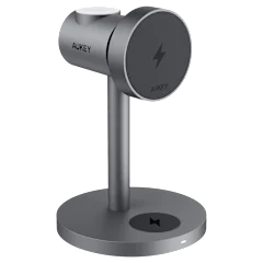 AUKEY MagFusion Qi2 3-in-1 Wireless Charging Station