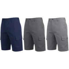3-Pack: GBH Men's Cotton Flex Stretch Cargo Shorts