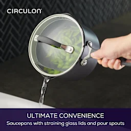 Circulon A1 Series Juego de Batería de Cocina Antiadherente de 8 Piezas con ScratchDefense