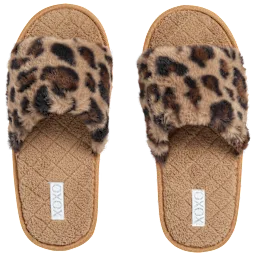 Pantuflas XOXO para Dama con Estampado Animal Print