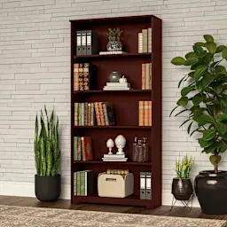 Bush Home Librero Alto Cabot de 5 Estantes
