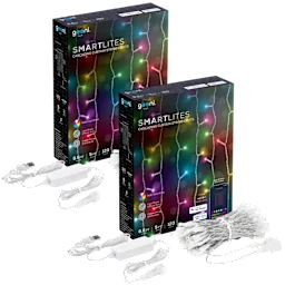 2-Pack: Geeni Smart Cascading Curtain Color String Lights