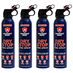 4-Pack: Prepared Hero Fire Spray (Dry Stop or Vapor Clean)