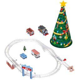 Fisher-Price Thomas y sus Amigos Set de Tren Navideño de Thomas