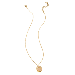 LOREN + OLIVIA Collar con Dije Bañado en Oro de 14K