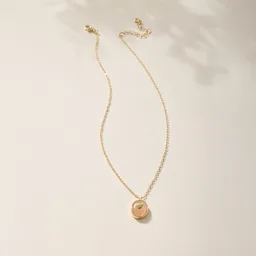 LOREN + OLIVIA Collar con Dije Bañado en Oro de 14K