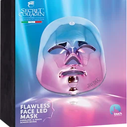 Secret Collagen Máscara de Terapia de Luz LED Inalámbrica Flawless Face