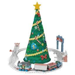 Fisher-Price Thomas y sus Amigos Set de Tren Navideño de Thomas