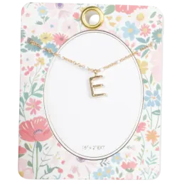 Collar Inicial Con Punto De Esmalte LOREN + OLIVIA