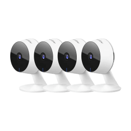 4-Pack: LaView F1 Indoor Wi-Fi Security Cameras with MicroSD Slot