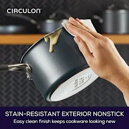 Circulon A1 Series Juego de Batería de Cocina Antiadherente de 8 Piezas con ScratchDefense