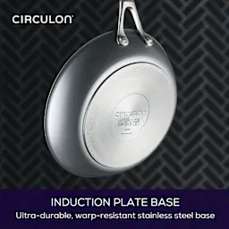 Circulon A1 Series Juego de Batería de Cocina Antiadherente de 8 Piezas con ScratchDefense