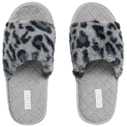 Pantuflas XOXO para Dama con Estampado Animal Print