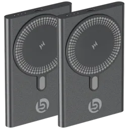 2-Pack: Lifestyle Advanced 5000mAh 15W Magnetic Wireless Charging Power Banks