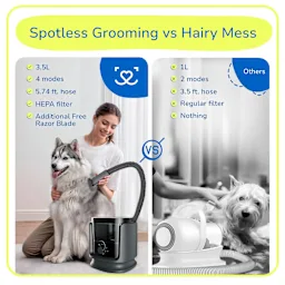 KIT DE ASPIRADORA PARA EL CUIDADO DE PERROS PET'S DREAM