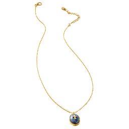 LOREN + OLIVIA Collar con Dije Bañado en Oro de 14K