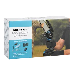 Brookstone Juego De Mini Motosierra Eléctrica