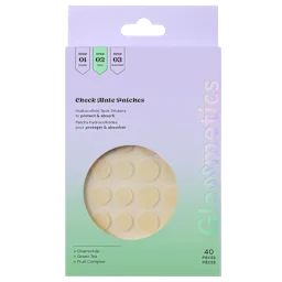 Paquete de 120: Pegatinas Puntuales de Hidrocoloide Glossmetics + 1 Gel de Tratamiento Puntual