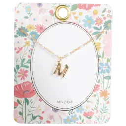Collar Inicial Con Punto De Esmalte LOREN + OLIVIA