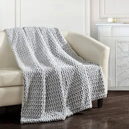 Chic Home Cobija Ultra Suave con Reverso Forrado de Sherpa