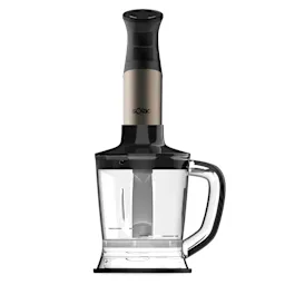 SOLAC Batidora de Mano Profesional de Acero Inoxidable 1000W con Kit de Accesorios