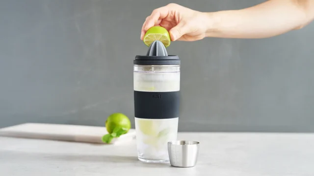 The Freeze-Chill Cocktail Shaker and Juicer