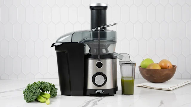 Omega 1000W High Speed Centrifugal Juicer with Large Chute