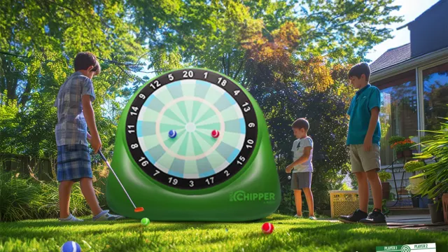 The Inflatable Golf Darts Game