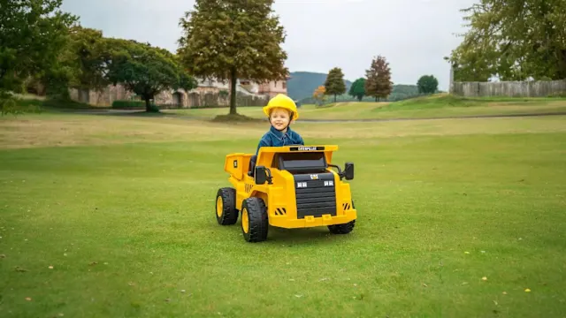 The CAT 12V Dump Truck Ride-On