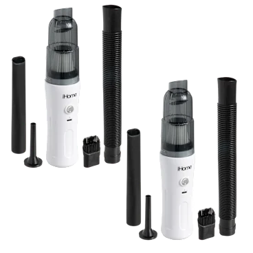 2-Pack: iHome HandVac Cordless Vacuum and Accessory Kit