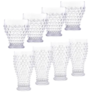 8-Pack: TableCraft Simply Swell Collection Tumblers