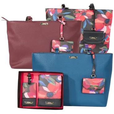 Trina Turk 4-Piece Tote Set