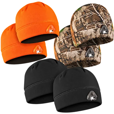2-Pack: Panther Vision PowerCap LED Beanie