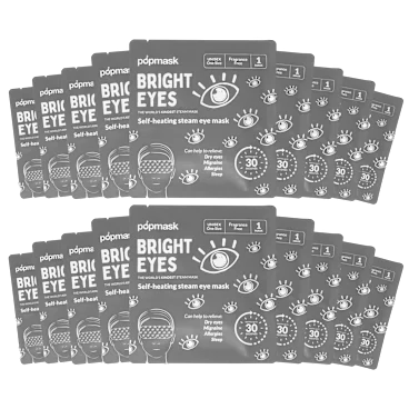 18-Pack: Popmask Bright Eyes Self-Warming Eye Masks