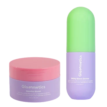 Glossmetics Milky Glaze Face Serum & Barrier Boost Ultra-Nourishing Moisturizer